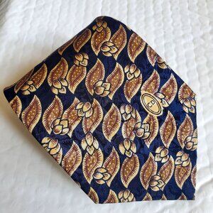 *EUC Vtg Designer Men Tie Import Fabric Paisley on Satin Jacquard TimelessClassi